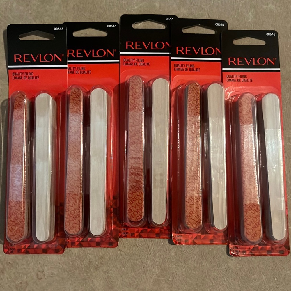 5 Packs of Revlon Emery Boards
